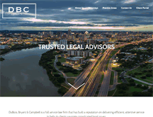 Tablet Screenshot of dbcllp.com